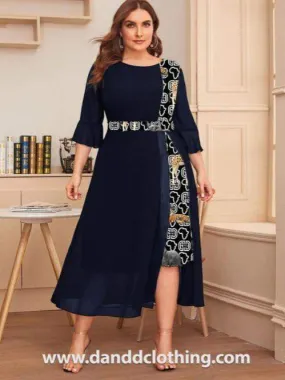 Black Maxi Dress Animals
