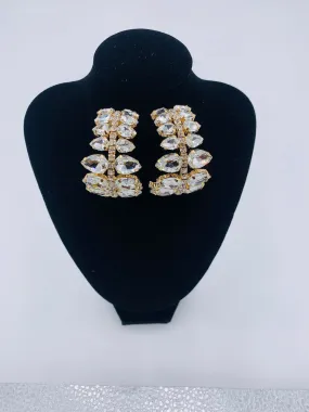 BRILLIANT GOLD TEARDROP HOOPS