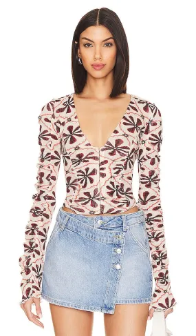 Free People Through The Meadow Top in Neutral