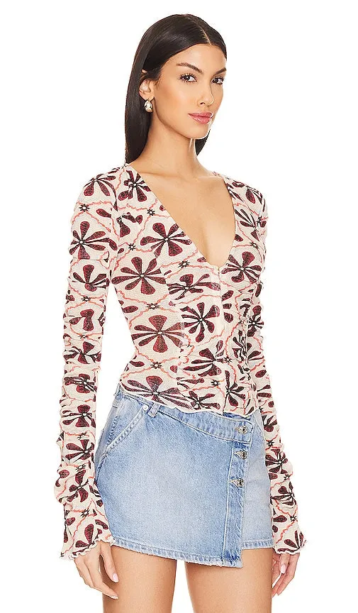 Free People Through The Meadow Top in Neutral