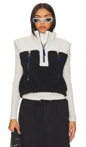 Free People X FP Movement Journey Ahead Vest In Ivory Combo in Grey