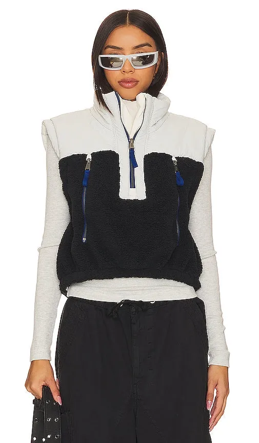 Free People X FP Movement Journey Ahead Vest In Ivory Combo in Grey
