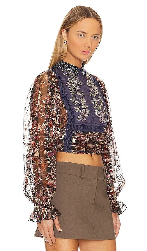 Free People x REVOLVE Camille Top in Black
