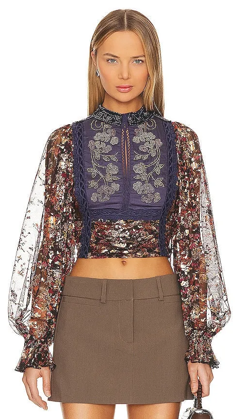 Free People x REVOLVE Camille Top in Black