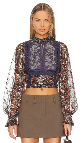 Free People x REVOLVE Camille Top in Black