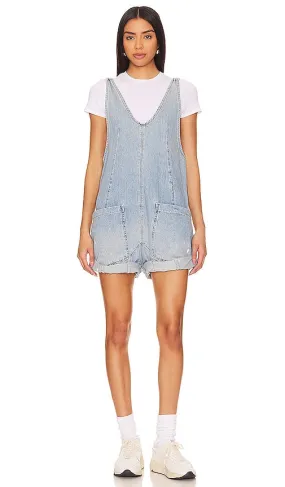 Free People x We The Free High Roller Shortall in Blue