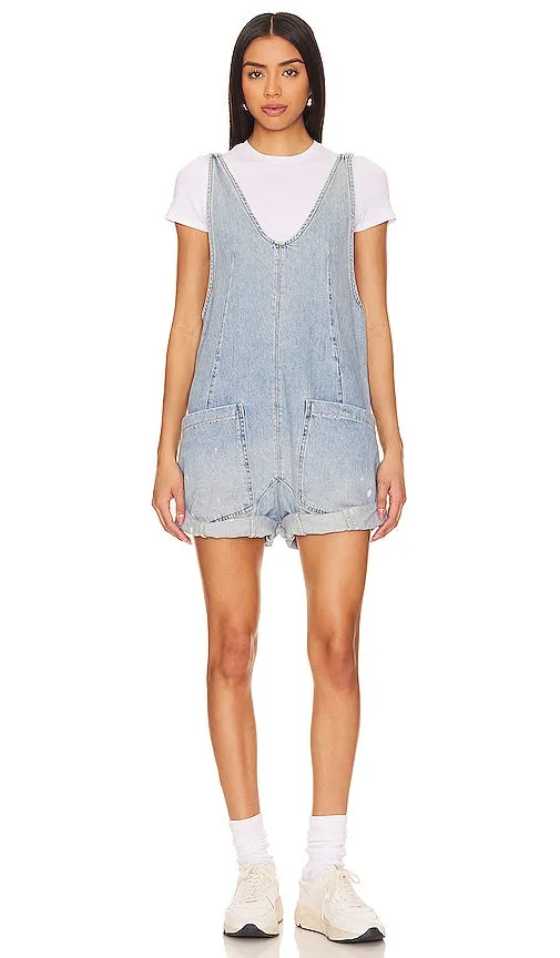 Free People x We The Free High Roller Shortall in Blue