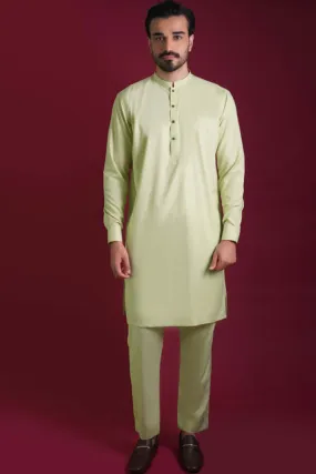 Pistachio Kurta Pyjama Pants set