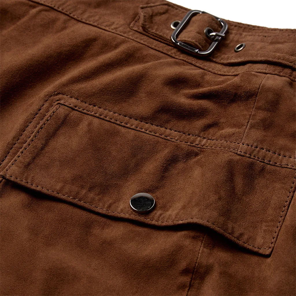 Suede Zenia skirt / 51258 - Cognac