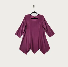 Sunday Smock in Mulberry Charmeuse Silk