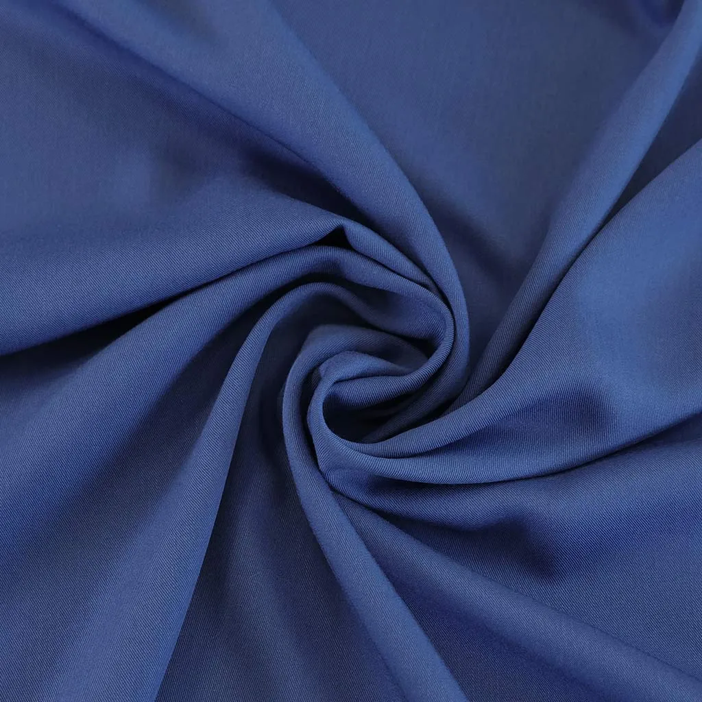 Trieste- Royal Blue Modal, Bamboo and Tencel Woven Fabric Sample
